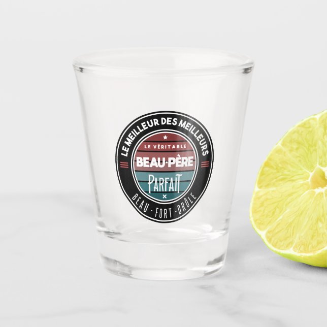 Copo De Shot Le véritable beau père parfait (Frente)