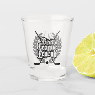 Copo De Shot Legenda da liga da cerveja do hóquei