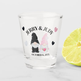 Copo De Shot Lembrança de Casamento Gnome