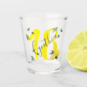 Copo De Shot Lemon Birthday Gift 18.o 21ruas 40.o 50.o