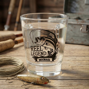 Copo De Shot Lenda da Linha de Pesca Personalizada