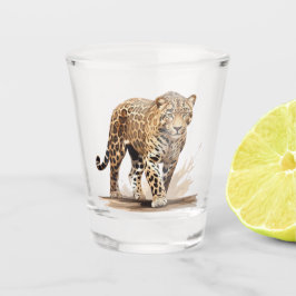 Copo De Shot Leopardo