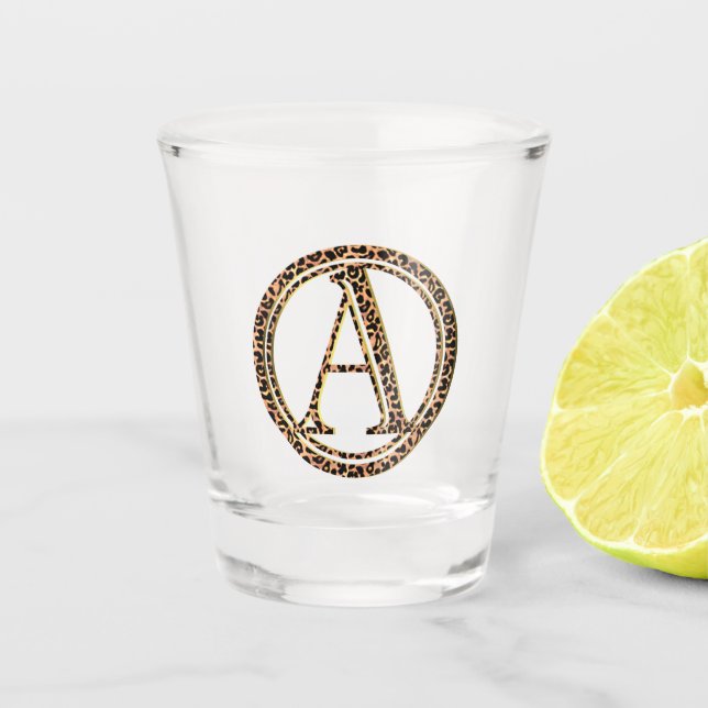 Copo De Shot Leopardo Shot Glass (Frente)