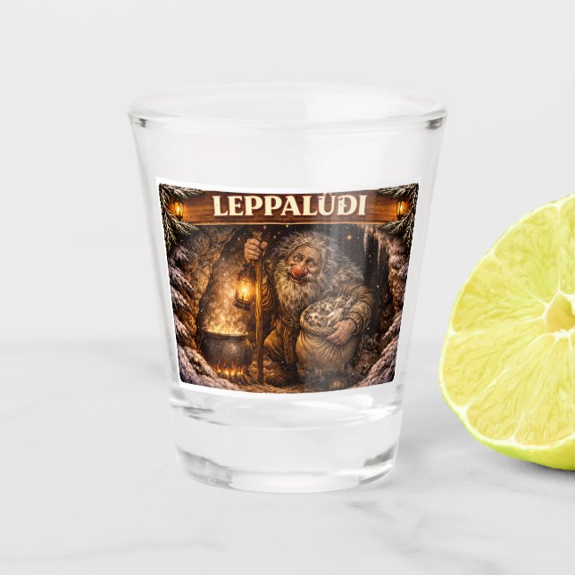 Copo De Shot Leppaludi Icelandic Yule Lad (Frente)