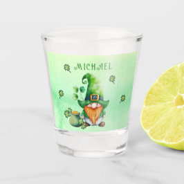 Copo De Shot Leprechaun - Gnomo Com Pote De Personalizado Doura