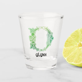 Copo De Shot Letra maiúscula D do século XVI, celta