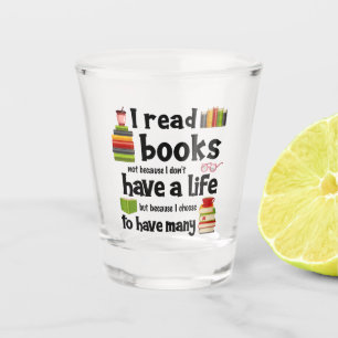 Copo De Shot Li Livros Porque Lidero Muitas Vidas