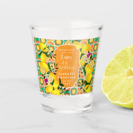 Copo De Shot Limon Mediterrâneo 60º Laranja