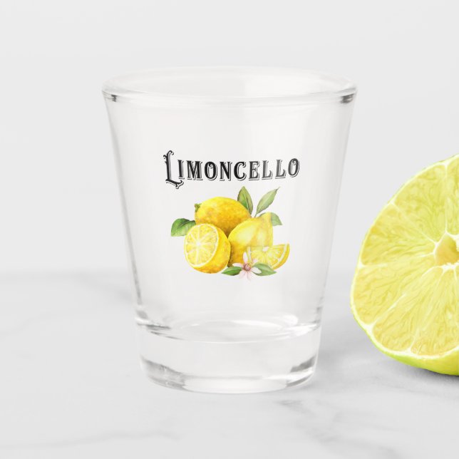Copo De Shot Limoncello Italiano Liqueur (Frente)