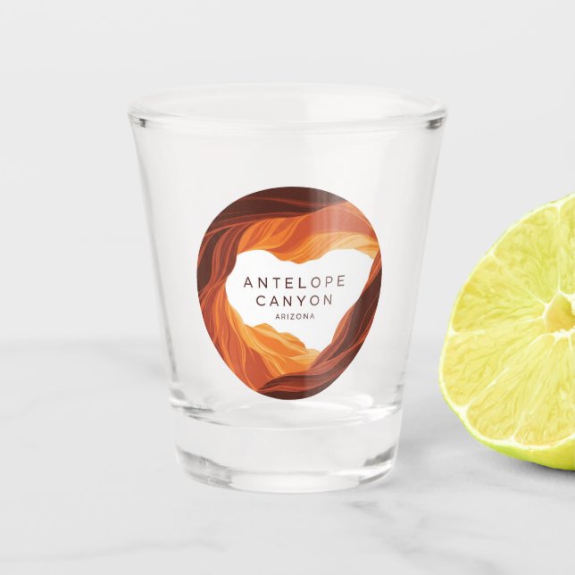 Copo De Shot Linda Nação Antelope Canyon Navajo (Frente)