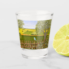 Copo De Shot Linda visão branca