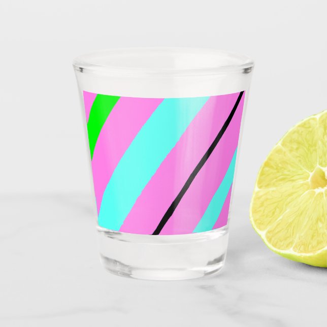 Copo De Shot Linhas coloridas (Frente)