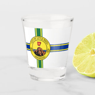 Copo De Shot Little Rock (Arkansas) city flag Shot Glass