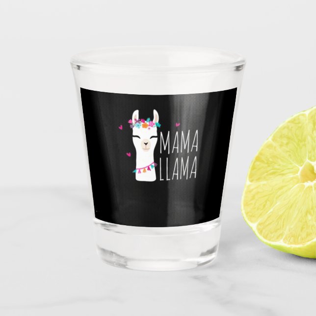 Copo De Shot Llama Gift | Mama Llama (Frente)