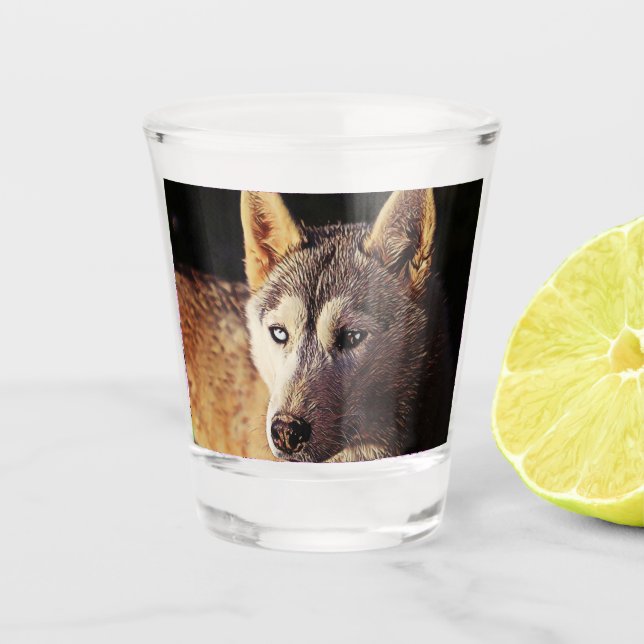 Copo De Shot lobo-animal-smartmix (Frente)