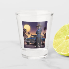 Copo De Shot Lobo E Lowrider