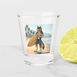 Copo De Shot Lobo Surfista
