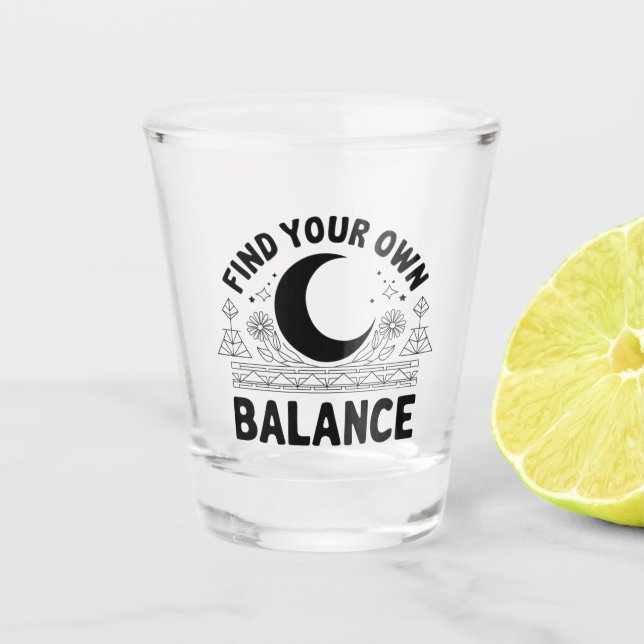 Copo De Shot Localizar seu próprio saldo (Frente)