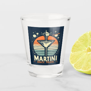 Copo De Shot Logotipo de remoção do Viagem de espaço Martini