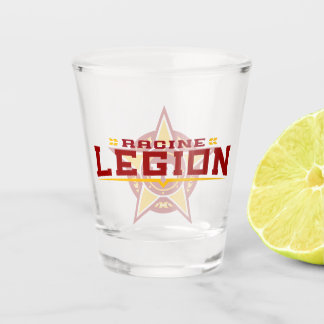 Copo De Shot Logotipo Moderno Vintage da Legião de Racine