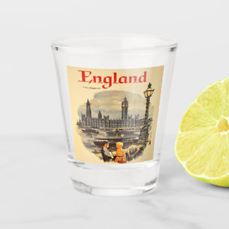 Copo De Shot London England Vintage Style Big Ben