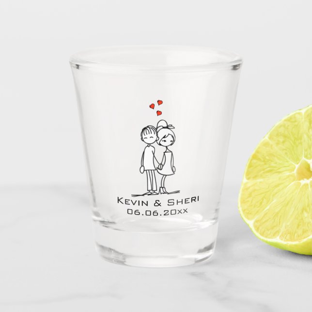 Copo De Shot Love Shot Glass (Frente)