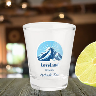 Copo De Shot Loveland Colorado EUA après-ski souvenir