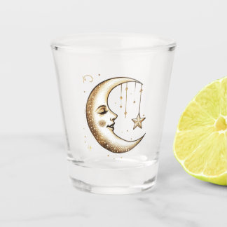 Copo De Shot Lua Estrelada