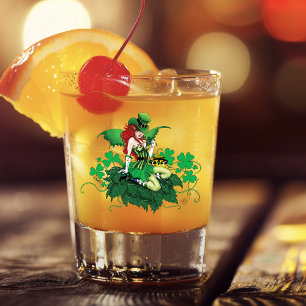 Copo De Shot Luck Irish Fairy Green