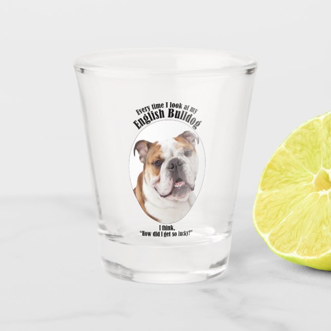 Copo De Shot Lucky Bulldog (Frente)