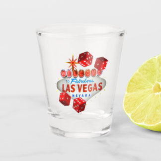 Copo De Shot Lucky Las Vegas Shot Glass