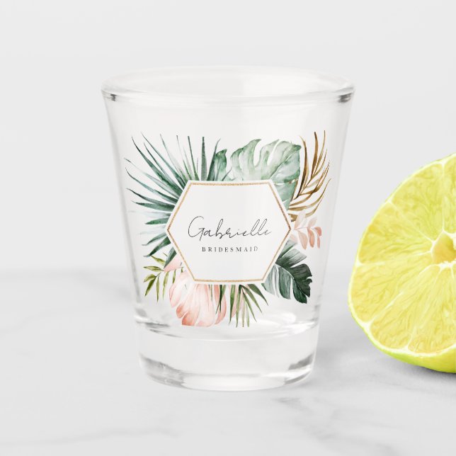 Copo De Shot Lush Tropics Bridesmaid Shot Glass (Frente)