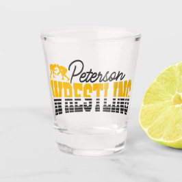 Copo De Shot Lutador da Equipe da Luta da Escola de NOME Person