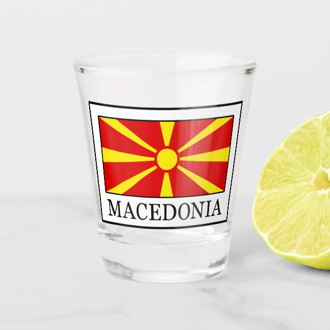 Copo De Shot Macedônia (Frente)