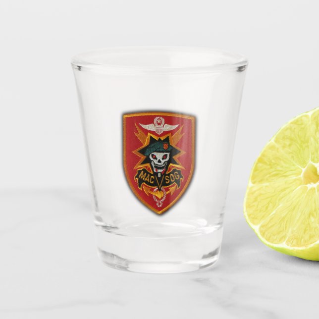 Copo De Shot MACVSOG CCN CCS CCC Long Binh Vietnam. (Frente)