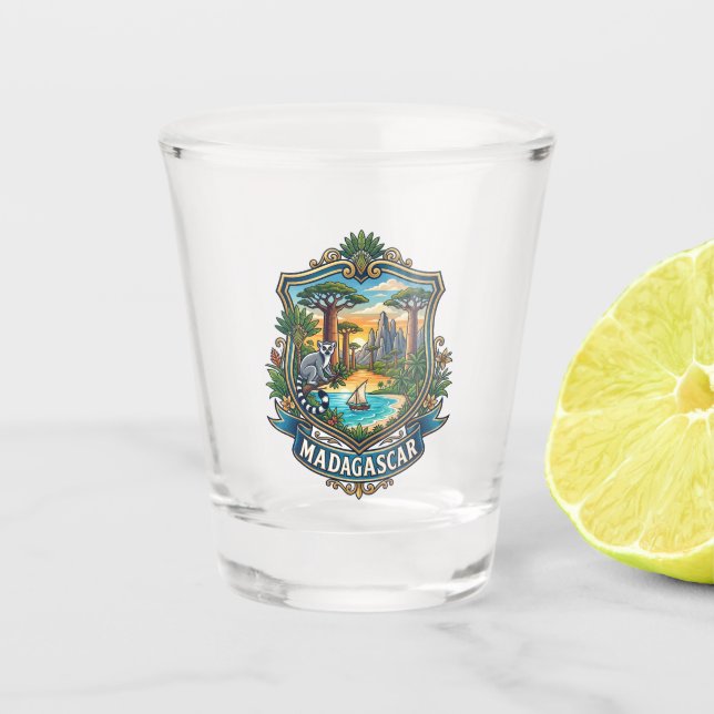 Copo De Shot Madagáscar (Frente)