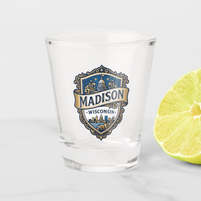 Copo De Shot Madison EUA (Frente)