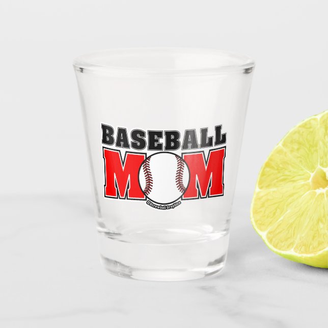 Copo De Shot Mãe de Beisebol (Frente)