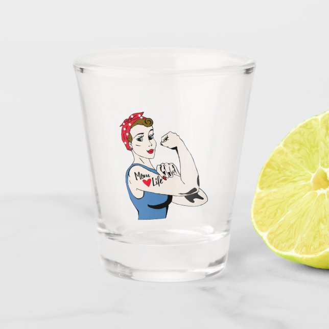 Copo De Shot Mãe Vida (Frente)