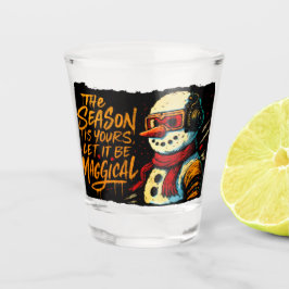 Copo De Shot Magical Snow-Bro Shot Glass Funky Christmas Party