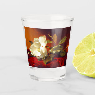 Copo De Shot Magnolia em Red Velvet Martin Johnson Heade