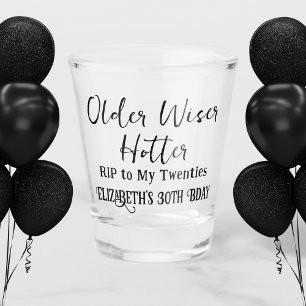 Copo De Shot Mais Velho Mais Sábio Mais Quente RIP 20s 30º Aniv