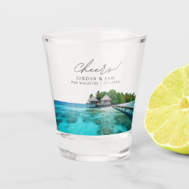 Copo De Shot Maldivas Photo Wedding Favorece Cheers Shot Glass