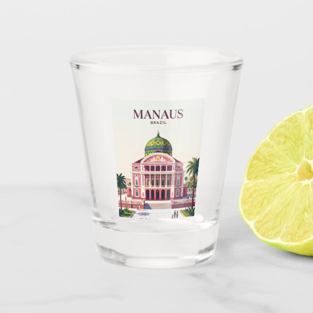 Copo De Shot Manaus Brasil (Frente)