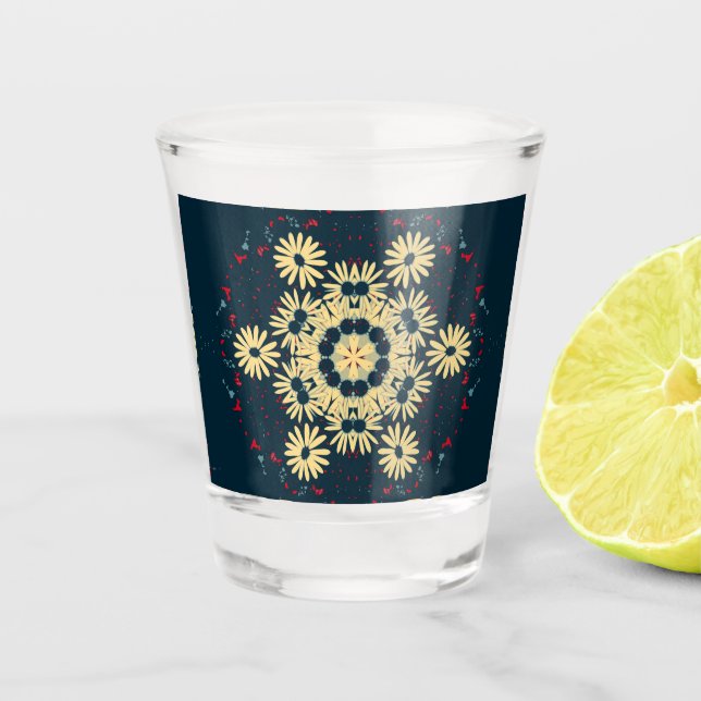 Copo De Shot Mandala dos Sonhos da Margarida (Frente)