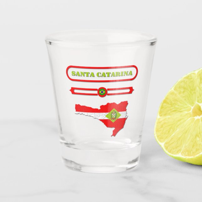COPO DE SHOT MAPA DE SANTA CATARINA. SAMER BRASIL (Frente)