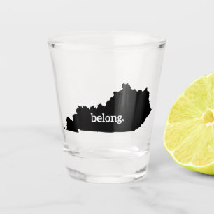 Copo De Shot Mapa do Estado do Kentucky Belong