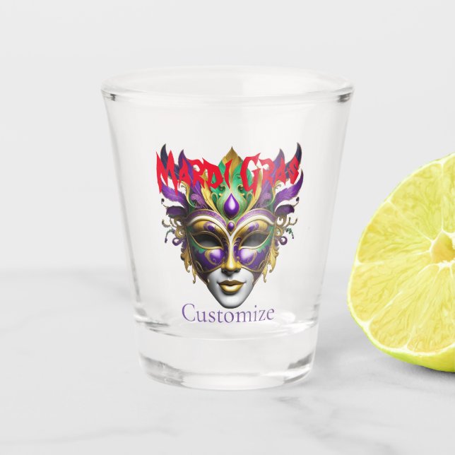 Copo De Shot Mardi Gras Mask Thunder_Cove (Frente)