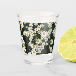 Copo De Shot Margarida Branca de Oxeye, Moon Daisy Meadow