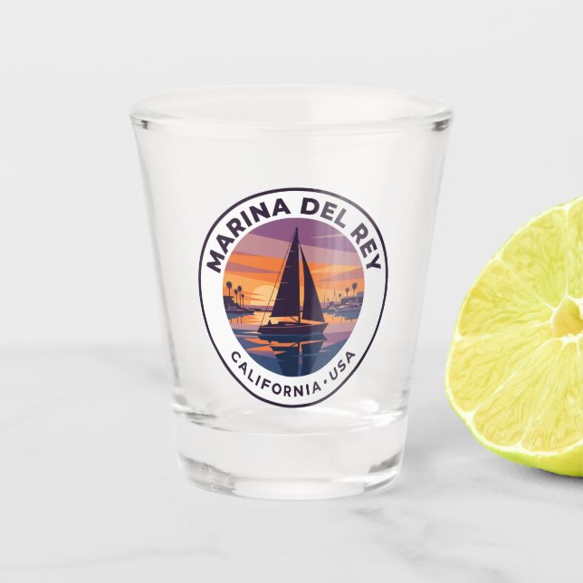 Copo De Shot Marina del Rey Califórnia (Frente)